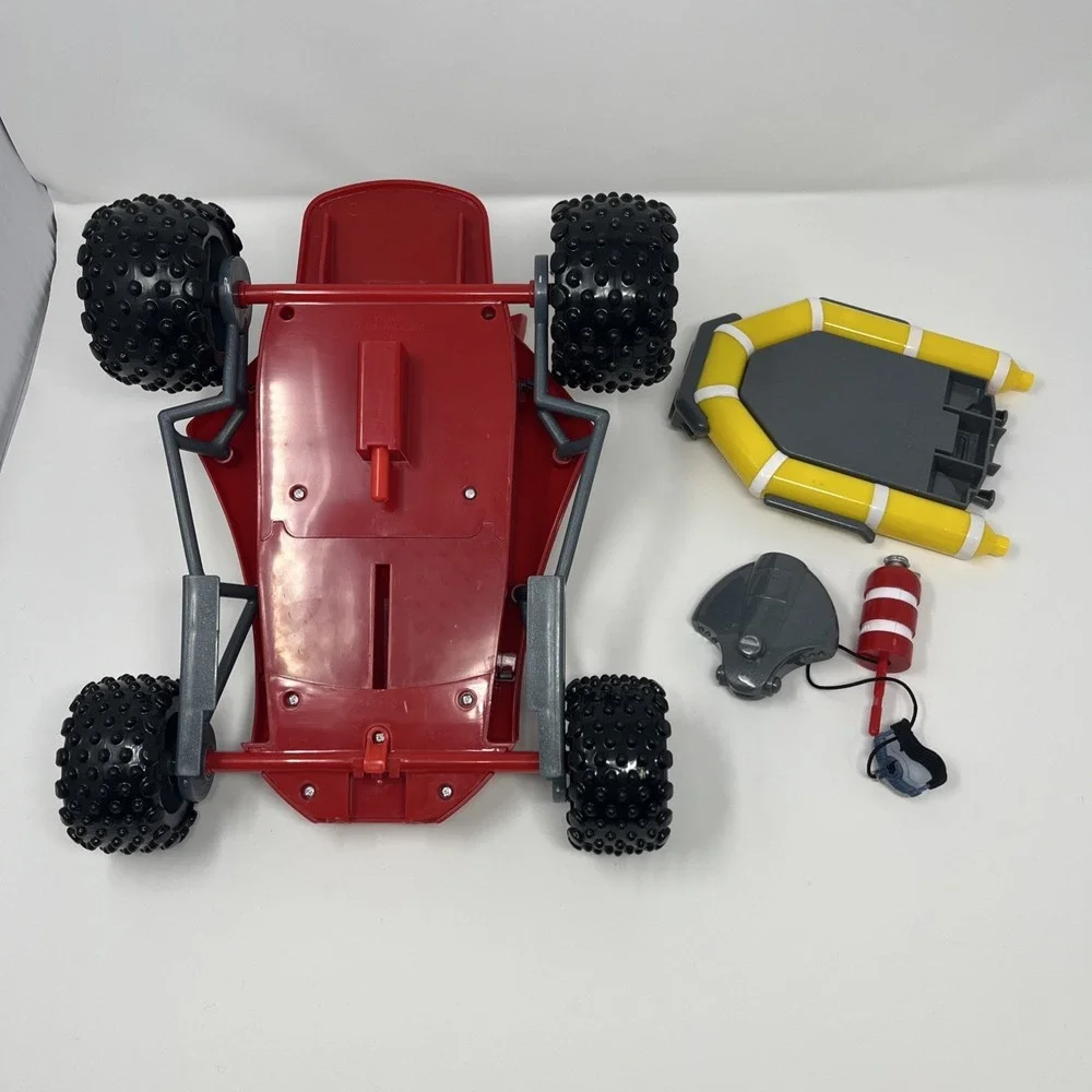2001 Fisher Price Rescue Heroes Dune Buggy w/ Detachable Raft‎ Complete